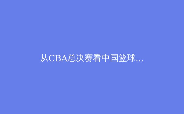 从CBA总决赛看中国篮球职业化进程：荣耀背后的商业逻辑与竞技突围
